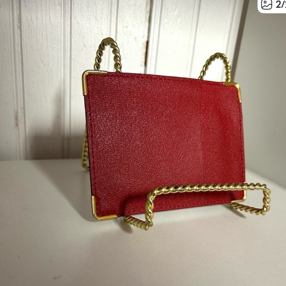 ROLEX- AUTHENTIC 🍀 LIKE BRAND NEW! Geneva Red Leather Card Wallet/Sleeve - Picture 2 of 9